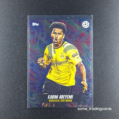 Topps Karim Adeyemi Borussia Dortmund   Teammates 2022/23 Platinum Bellingham