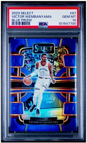 2023 Select Victor Wembanyama Blue Prizm RC PSA 10