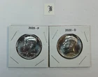 2020 P & D UNC Clad Kennedy Half Dollar Set in CB Flips -Free Shipping - B