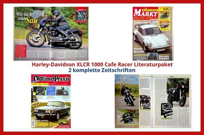 Harley-Davidson XLCR 1000 Cafe Racer Literaturpaket - 2 komplette Zeitschriften