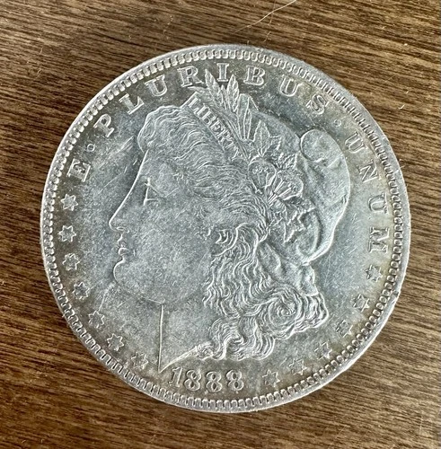 1888 Morgan Silver Dollar  90% Silver Wonderful Detail- Very Beautiful Coin! 90%