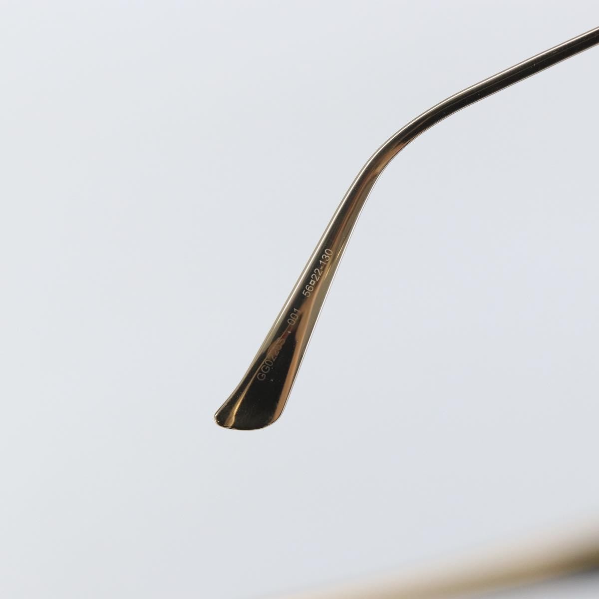 GUCCI Interlocking Web Sherry Linen Sunglasses me… - image 12