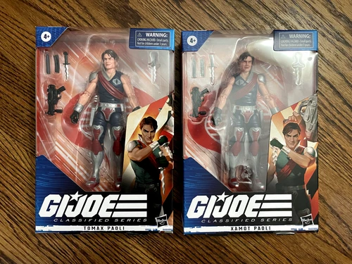 NEW Hasbro G.I. Joe Classified Tomax #44 and Xamot #45 SET UNOPENED