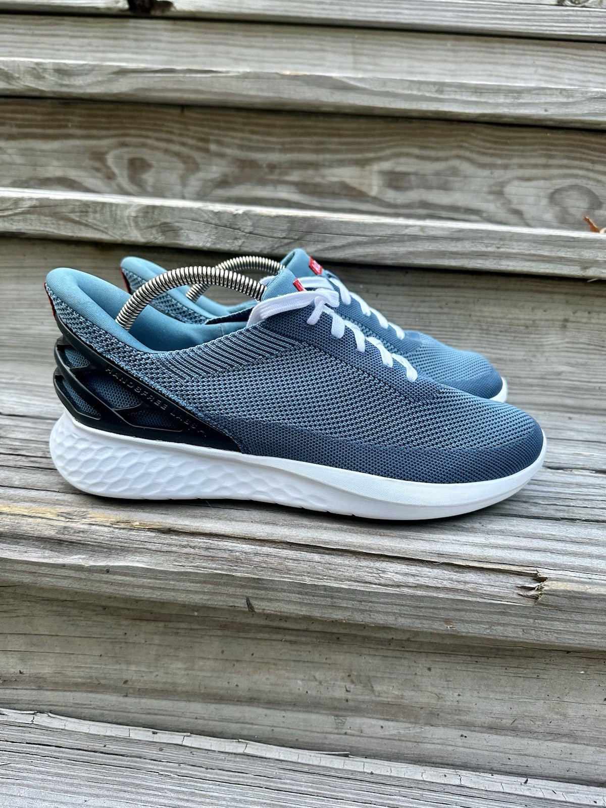 Kizik Shoes Mens 9 Athens Navy Handsfree Slip On Sneaker Casual Comfort Walking