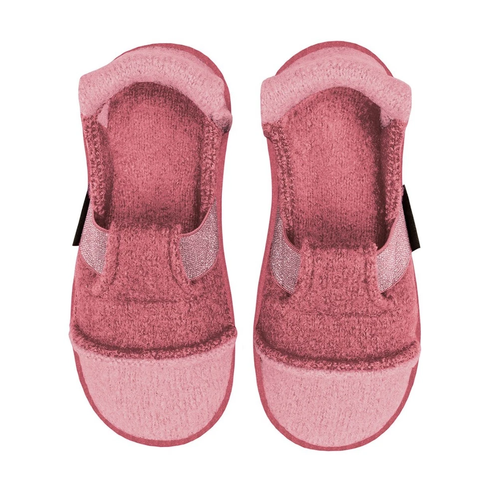 Nanga 2.0 Kinder Hausschuh Berg azalee Slipper Wolle Latexsohle Barfussschuh