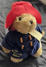 Eden Paddington Bear 40th Anniversary Edition Medium Plush 1998