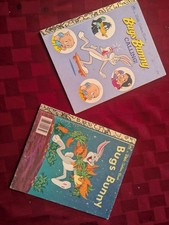 2 piccoli libri d'oro vintage insetti coniglietto