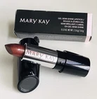 New In Box Mary Kay Gel Semi-Shine Lipstick Downtown Brown Full Size Fast Ship