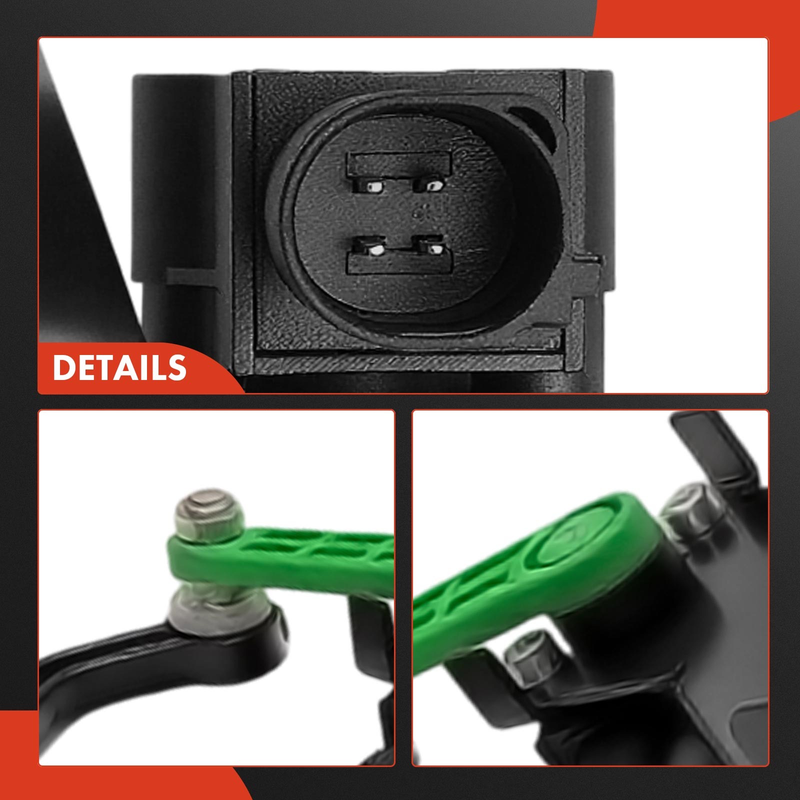 A-Premium 4Pcs Front & Rear Ride Height Level Sensor Assembly for Audi R8 08-15