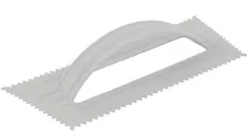 V Notched Trowel 9.5" x 4.25", 3/32" Notches