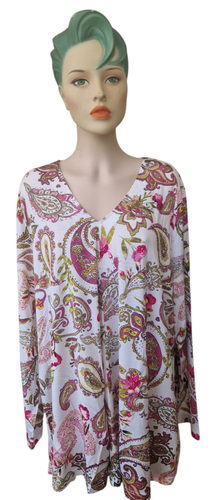 Ulla Popken Selection by Ulla Popken longshirt mehrfarbig Große Größe Gr. 50/52