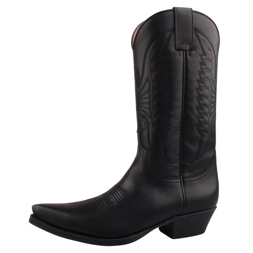 Botas Sendra Hombre Western Vaquero Motociclista Negro 2073-Pull Oil Negro - Imagen 3 de 7