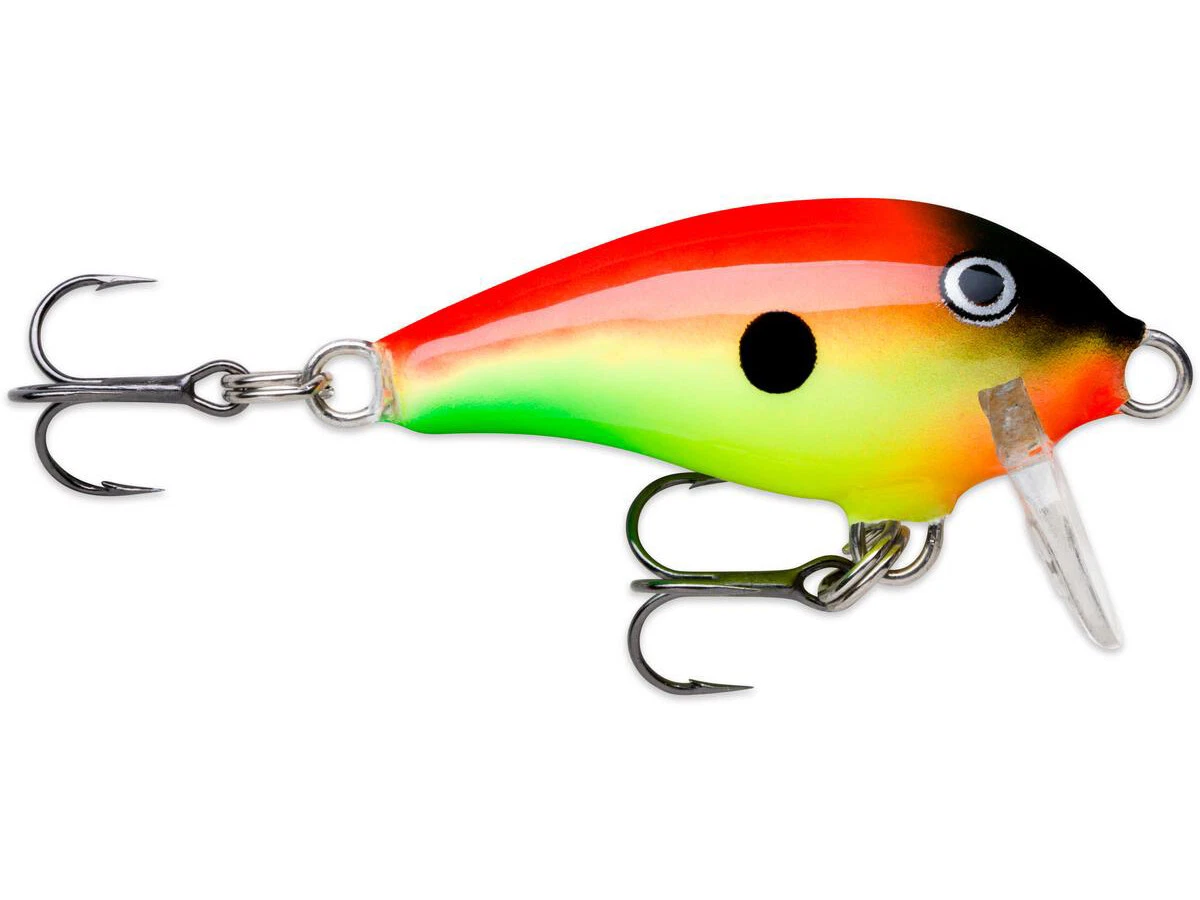 Leurre Rapala J-7 Jointé - 2 3/4 Pouces - Vert/Jaune/Noir - Neuf