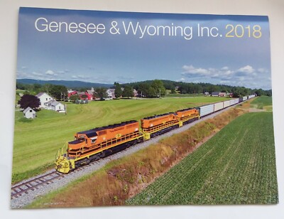 GENESEE & WYOMING RAILROAD 2018 KALENDER American Freight Trains Railway G&W NEU