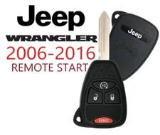 New Remote Key  For Jeep Wrangler RS 2006 - 2016 OHT692713AA  OHT692715AA