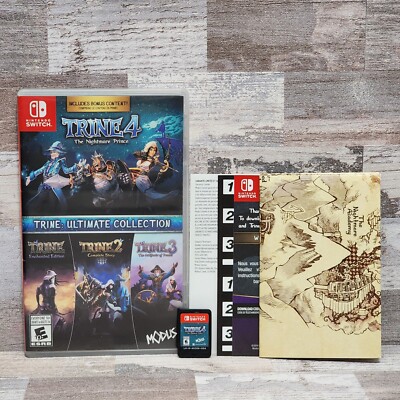 Trine 4 Ultimate Collection - Nintendo Switch Complete CIB Tested 