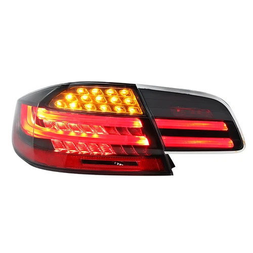 Pair LED Tail Light Brake Light For BMW 3 Series 330 335 M3 E92 2006-2012 Black - Picture 15 of 19