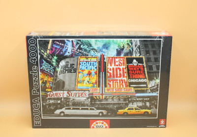  NEU: Educa Puzzle 4000 Teile New York  Theatre signs jigsaw 