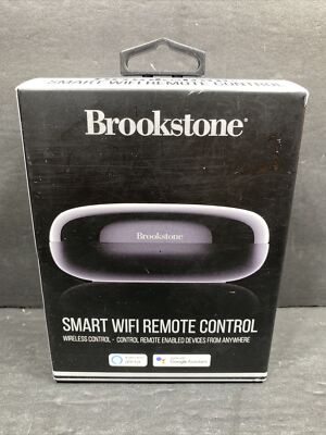 BrookStone Smart WIFI Universal Remote Control Assistant NEW Alexa & Google