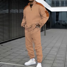 Mens Sweatsuits 2 Piece Sport Tracksuit Jogger Sweat Suits Jogging Outfits