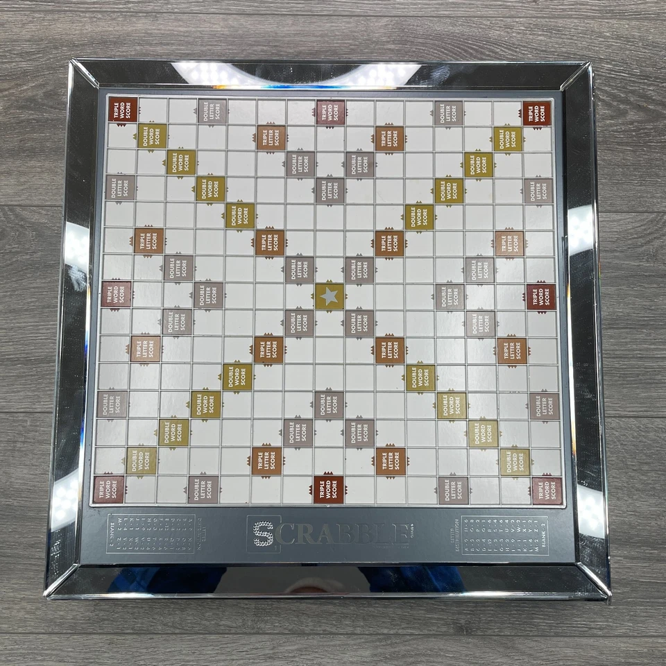 Scrabble Glam Edition Board Game 100% Complete Luxury  Glamorous Glamour - Image 3 of 4