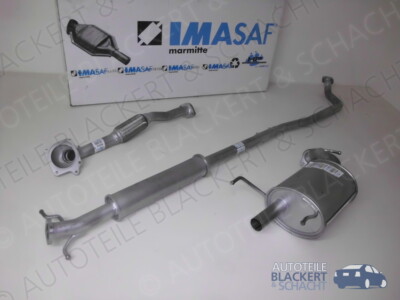 IMASAF Auspuff Set komplett ab Kat für Suzuki Swift III 1.3 4x4 2005-
