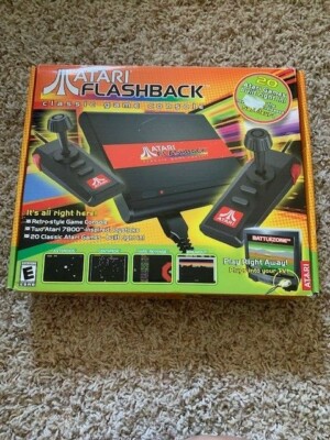 Atari Flashback Classic Game Console 2 Controllers 20 Retro Video Games