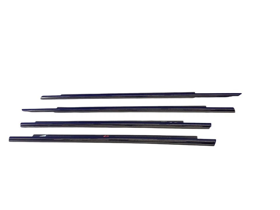 2014-2018 AUDI RS7 dianteiro traseiro esquerdo direito porta janela acabamento conjunto de 4 OEM - Imagem 4 de 4