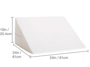 Large Bed Wedge Pillow and Triangle Wedge 24x24x10, snoring, back pillow