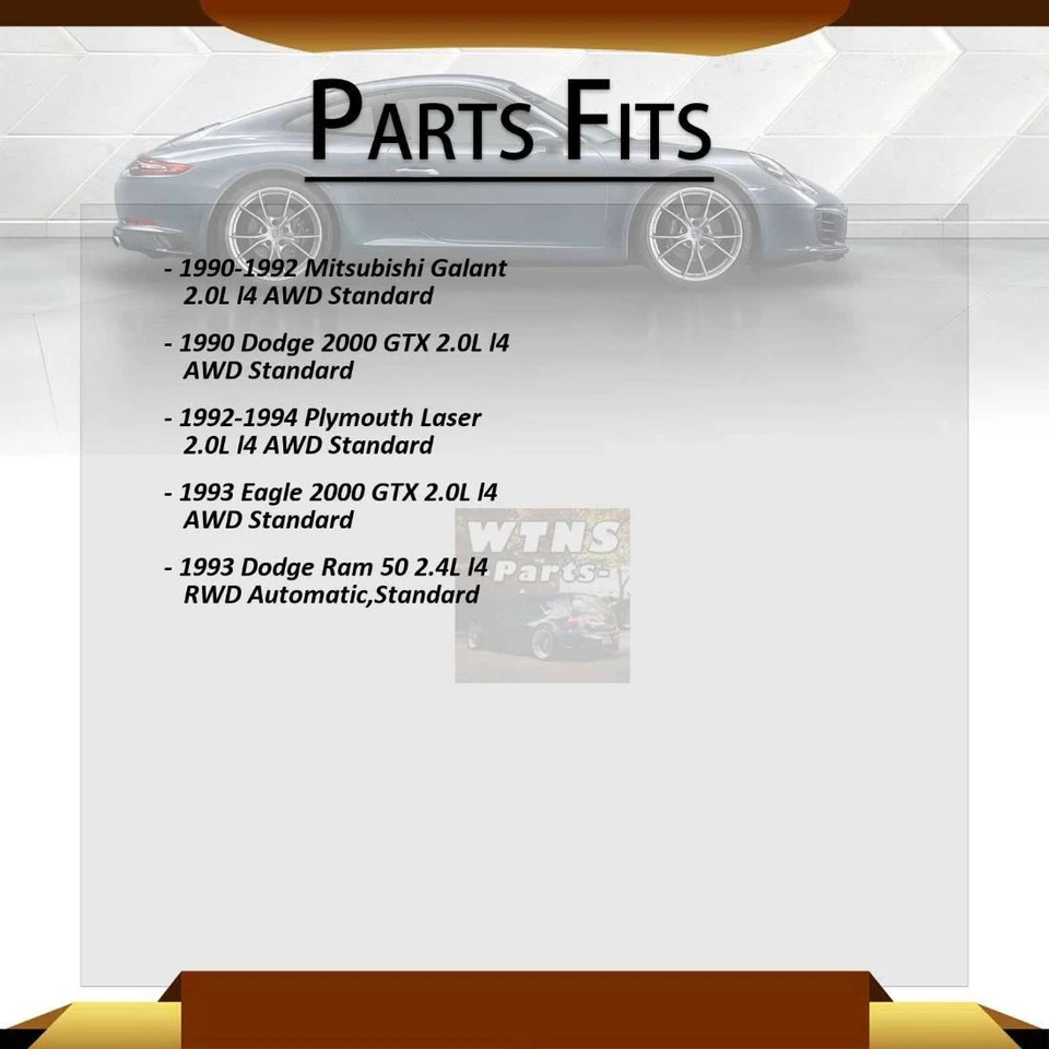 Se adapta a Dodge 2000 GTX GMB 1990 eje trasero todas las juntas junta universal Foto 3 de 4