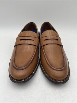 Men\'s Vince Camuto Layton Penny Loafer Shoes Vince Camuto LAYTON Brown Leather Round Toe Slip On Penny  main image 2