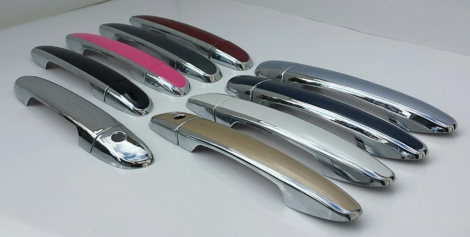 Superposiciones de manija de puerta personalizadas negras o cromadas 2009-2019 Mazda 6 tú eliges el color Foto 2 de 4