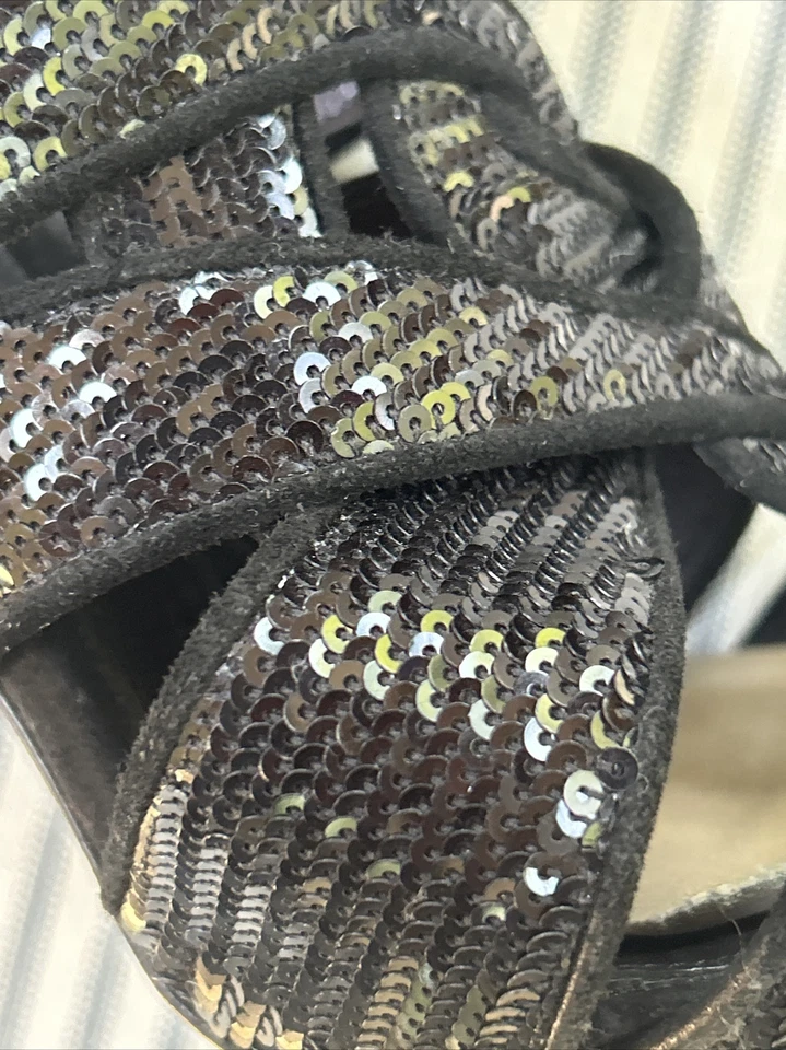 Sandalias de tacón Tom Ford de gamuza negra talla 40,5 Foto 3 de 4