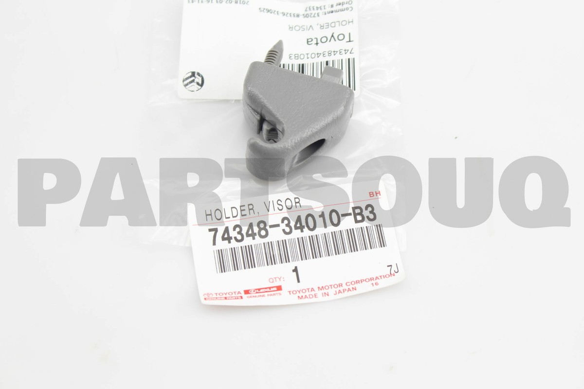 7434834010B3 Genuine Toyota HOLDER, VISOR 74348-34010-B3 | eBay