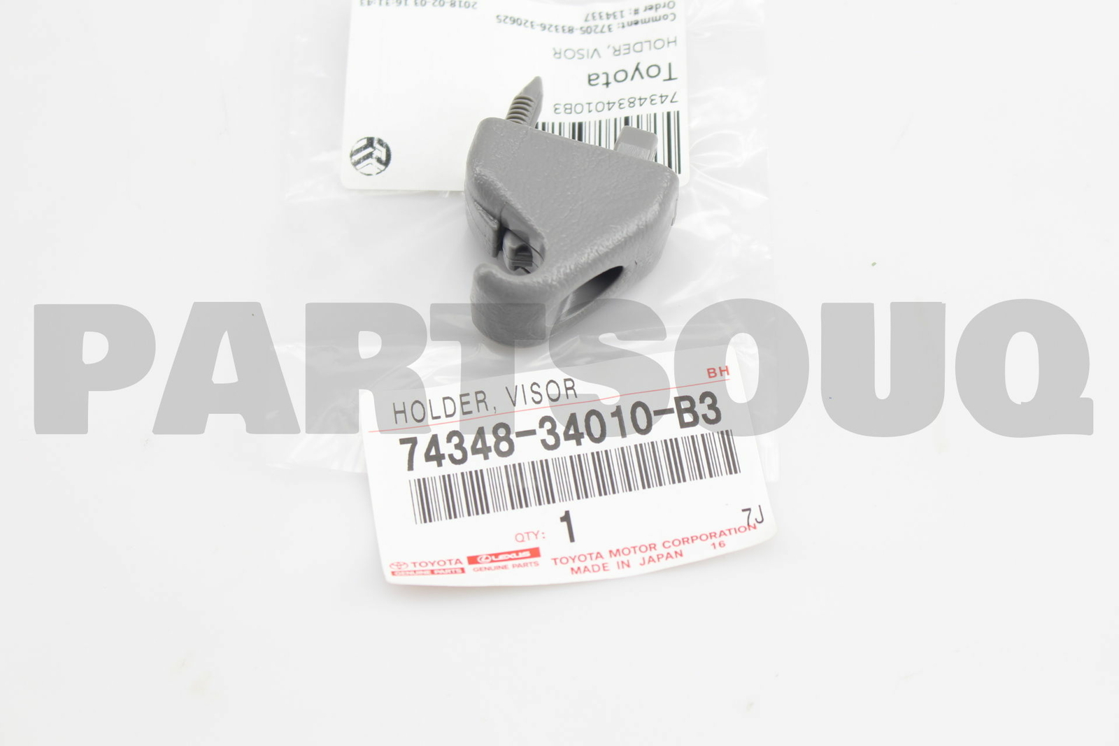 7434834010B3 Genuine Toyota HOLDER, VISOR 74348-34010-B3 | eBay 