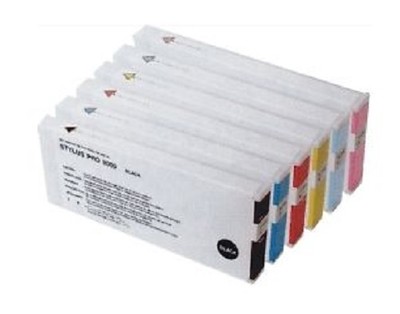 6 x Tintenpatronen für Epson Stylus PRO 9500 DYE INK Cartridges - NEU