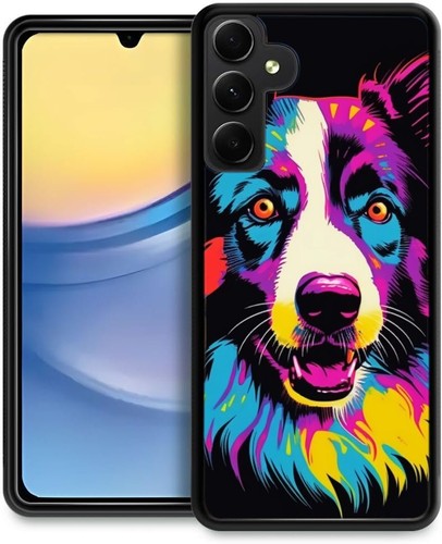 Anti scratch Cover Collie pop art Border For Samsung 05s 06 a14 a15 a16 5G 4G - 第 22/25 張圖片