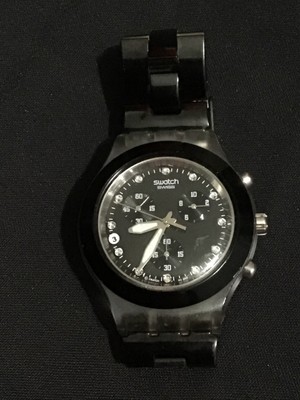 SWATCH IRONY MONTRE avec pierres ton argent métal AG 2005 travailler avec  pile neuve EUR 35,86 - PicClick FR