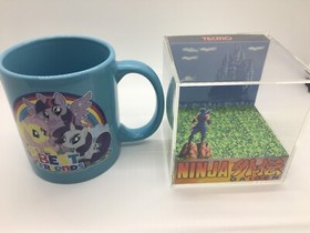 Ninja Gaiden NES Nintendo Custscene Shadow Box Diorama Cube