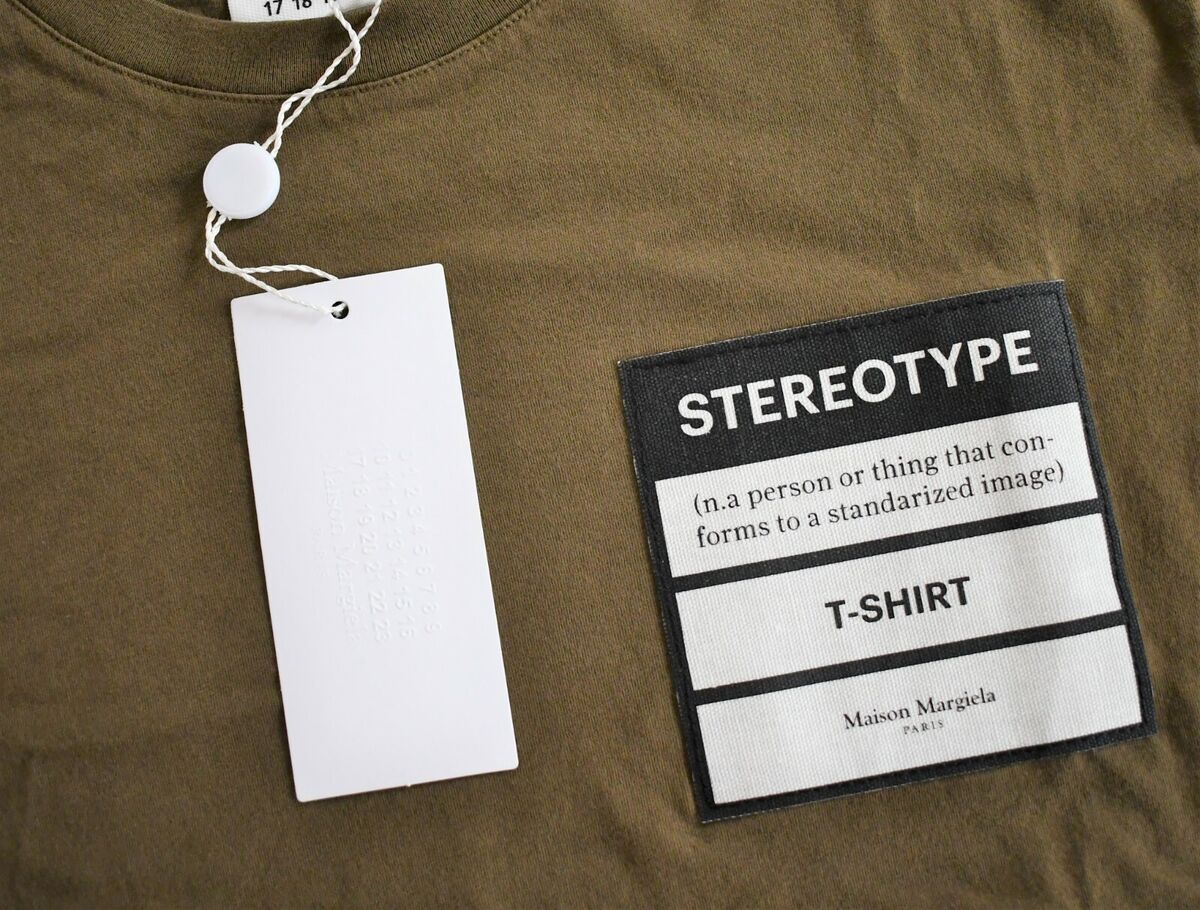 New MAISON MARTIN MARGIELA 10 Cotton Short-Sleeve STEREOTYPE New MAISON MARTIN MARGIELA 10 Cotton Short-Sleeve STEREOTYPE