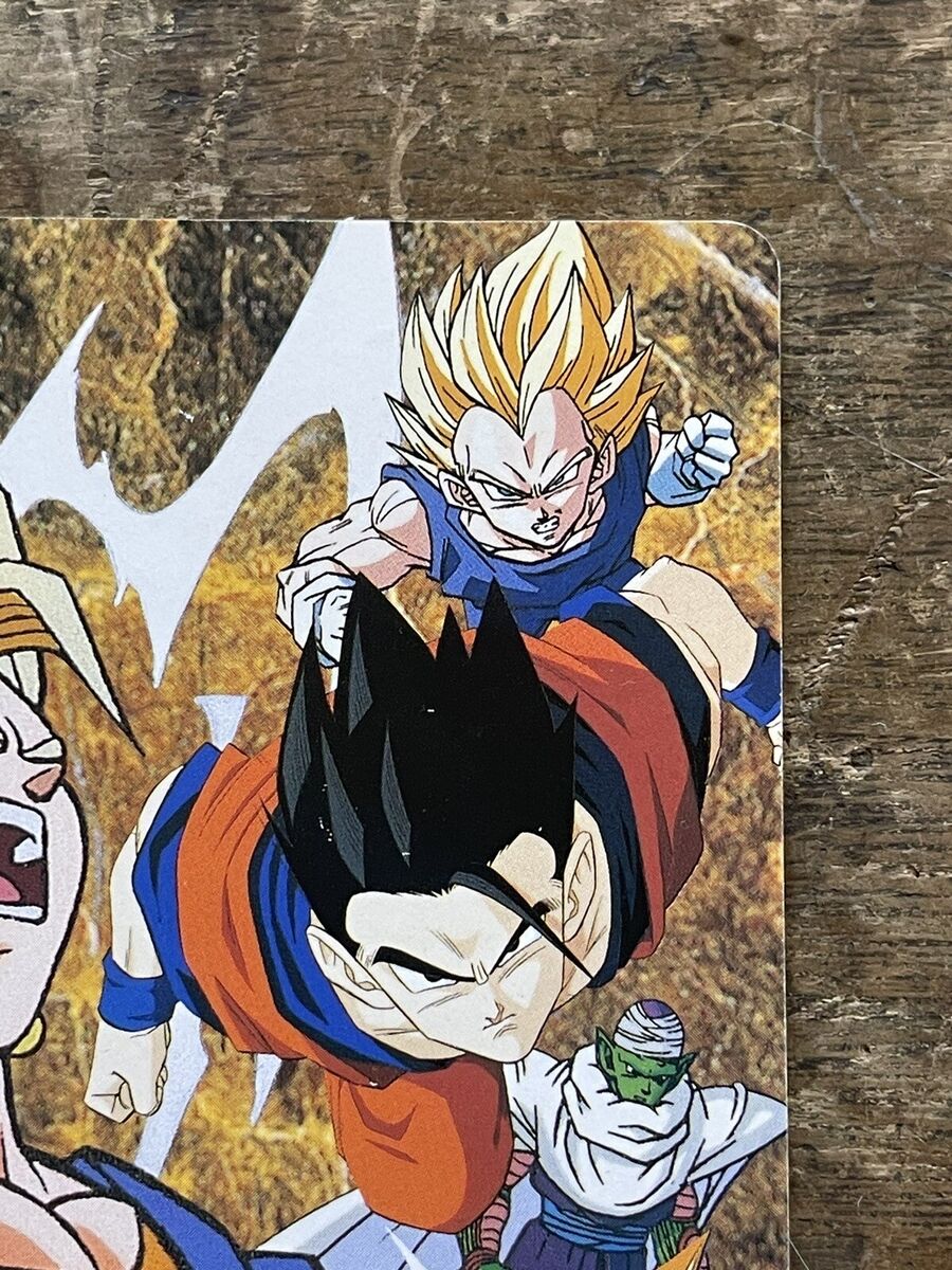 Carte Dragon Ball Z DBZ premium Jumbo Carddas 1995 MADE IN Carte Dragon Ball Z DBZ premium Jumbo Carddas 1995 MADE IN