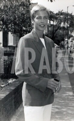 Photo Presse Vintage Wimbledon 1989 - Boris Becker, Tirage Argentique 20x13cm