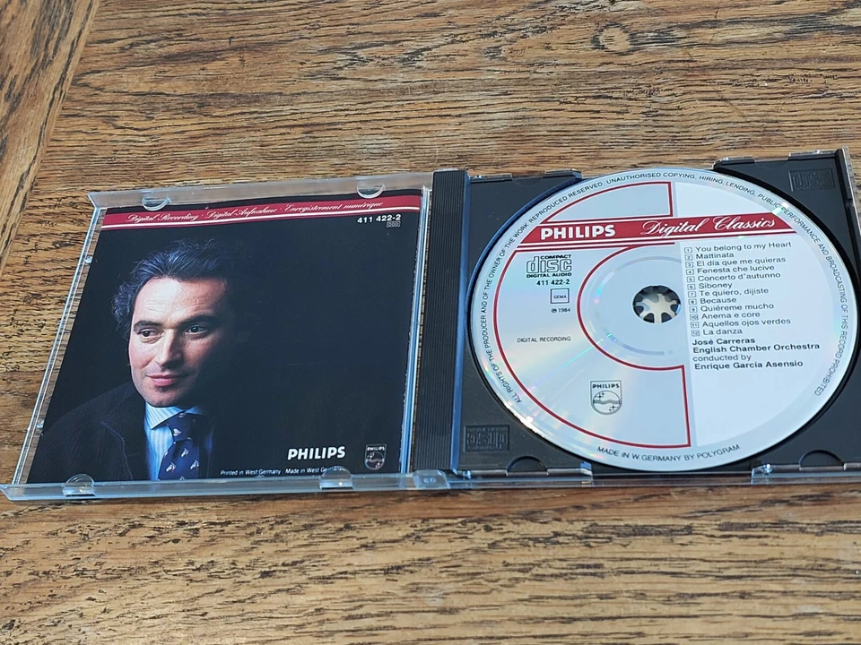 CD You Belong To My Heart Jose Carreras en muy buena condición Foto 4 de 4