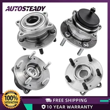 Front & Rear Wheel Hub Bearings Kit for 2013-2015 Hyundai Santa Fe XL FWD