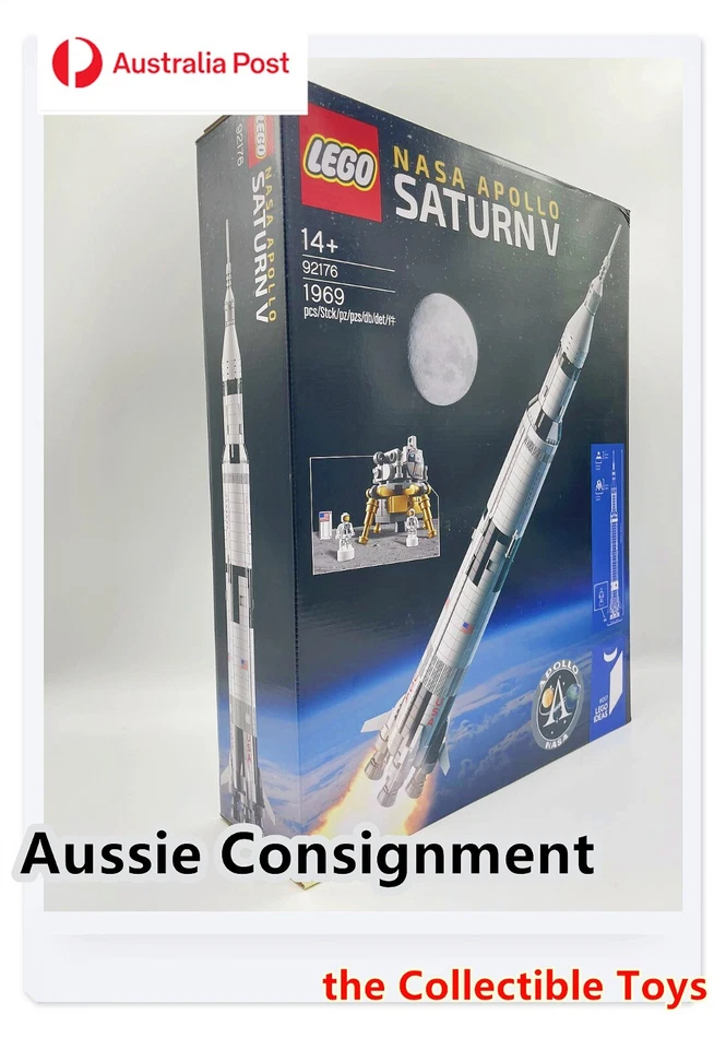 LEGO Ideas: NASA Apollo Saturn V 92176 Brand New Sealed 1969pcs - Image 3 of 4