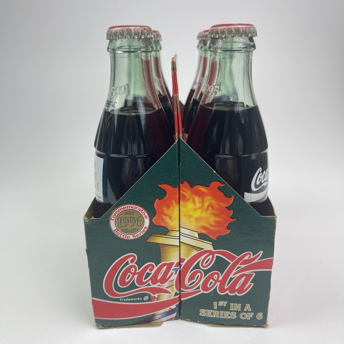 JULY 1995 Atlanta Olympic Coca Cola Coke 6 Pack One Year To Go | eBay