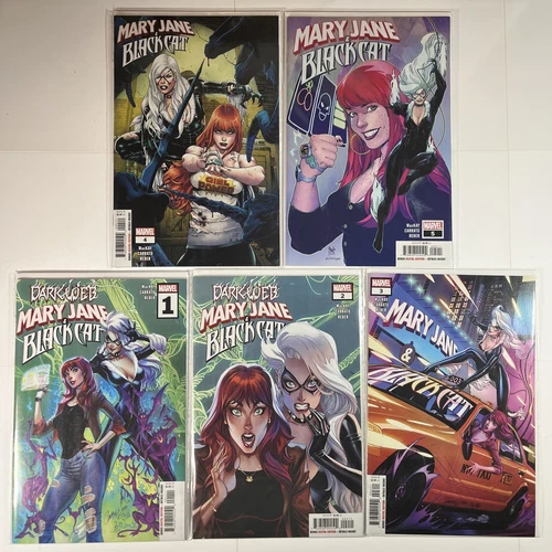 Mary Jane and Black Cat #1-5  Complete Set Lot Run Marvel Comics 2022/23