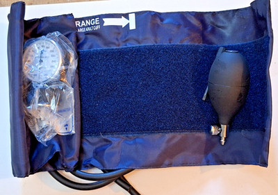 Medline Aneroid Sphygmomanometer Large Adult Blood Pressure Cuff