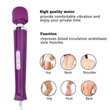 Handheld Massager Wand Vibrating Massage Neck Full Body Therapy multi-speed gift