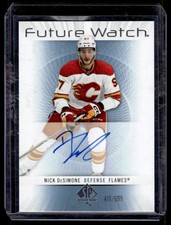 2022-23 Upper Deck SP Authentic Future Watch Retro Nick DeSimone Rookie Auto